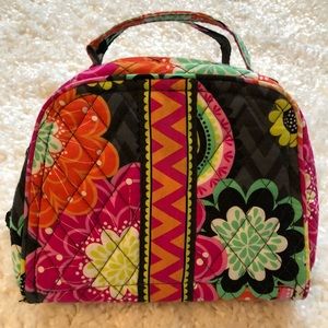 Vera Bradley Ziggy Zinnia travel jewelry case